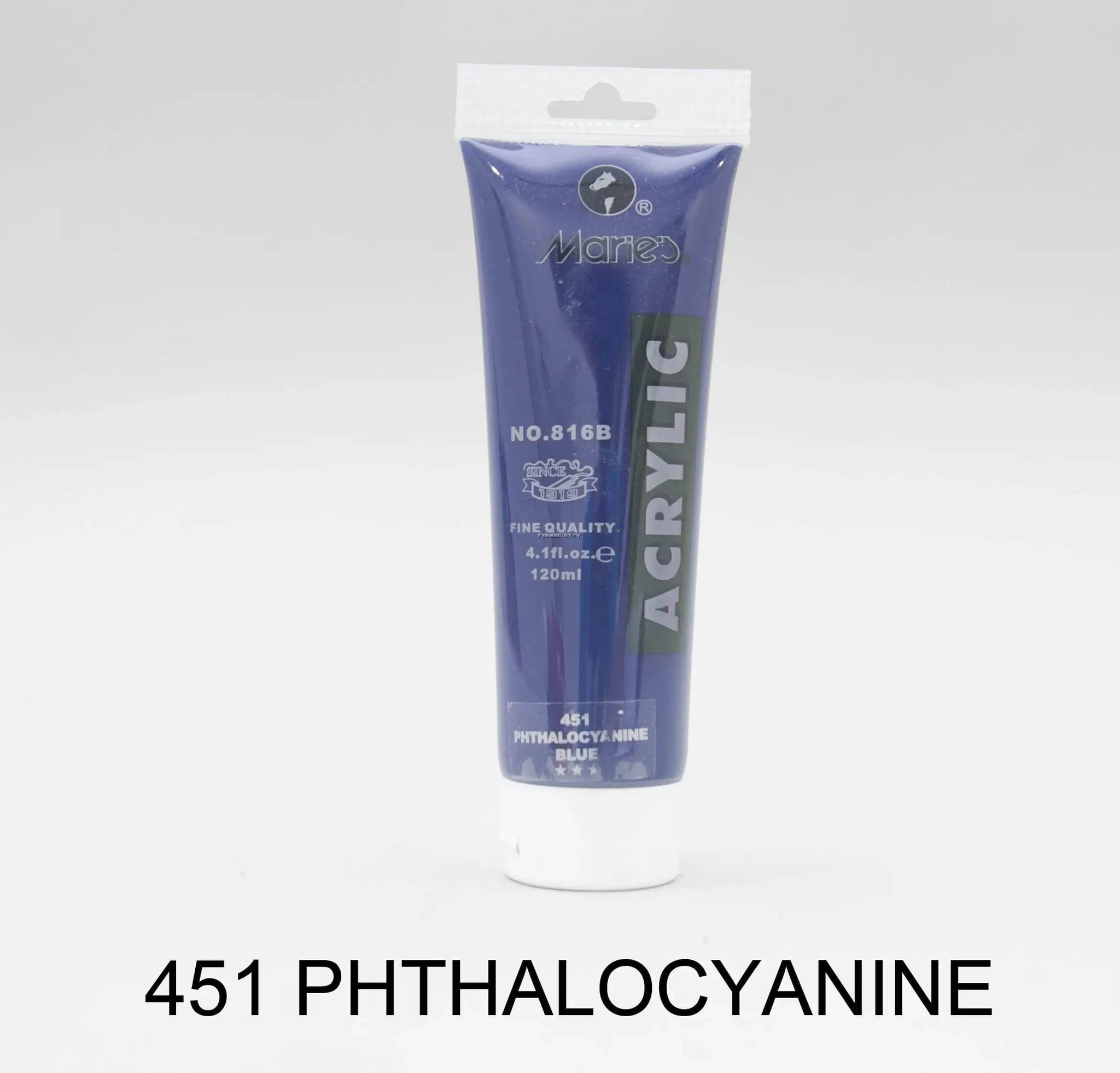 انبوابة الوان اكريلك ماريز 75 مللي Phthalo Blue 451