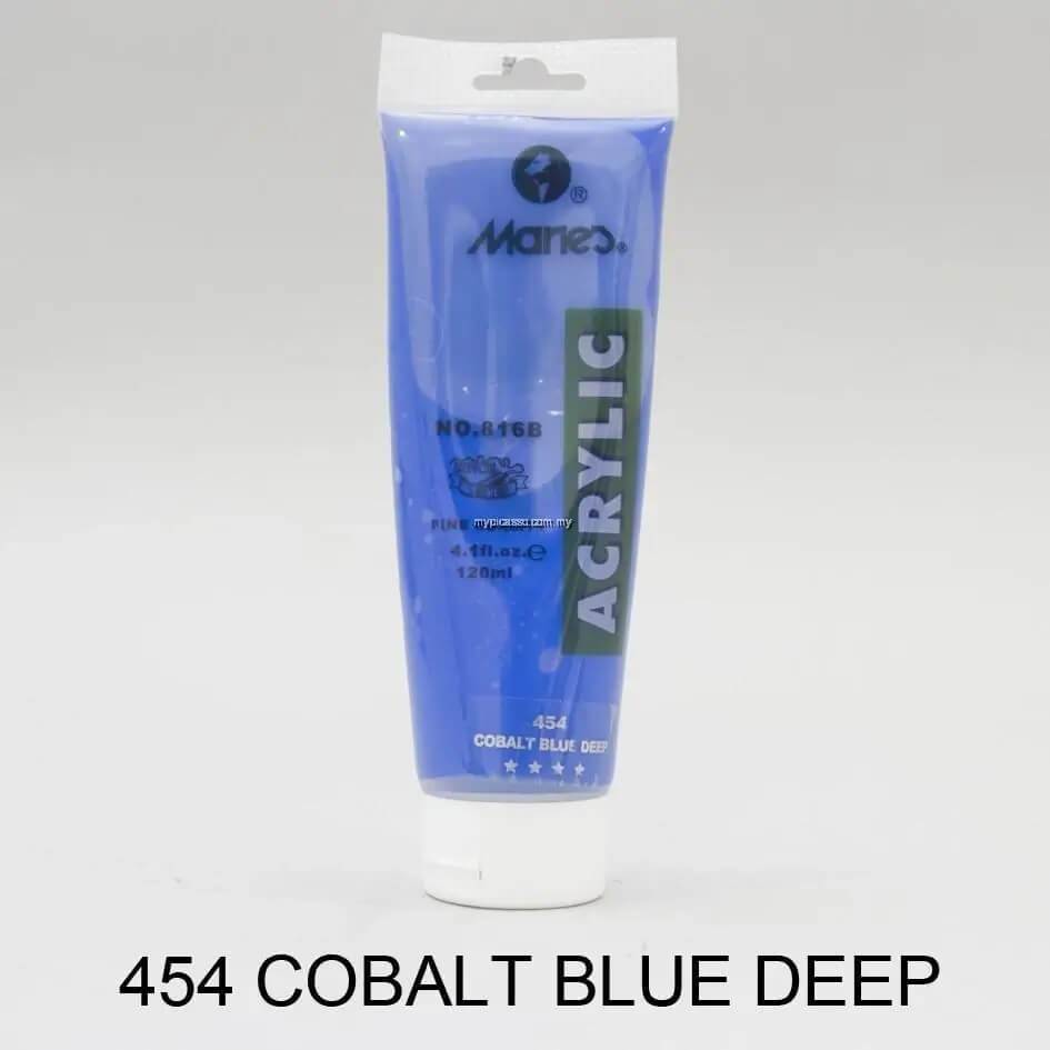 انبوابة الوان اكريلك ماريز 75 مللي Cobalt Blue Deep 454