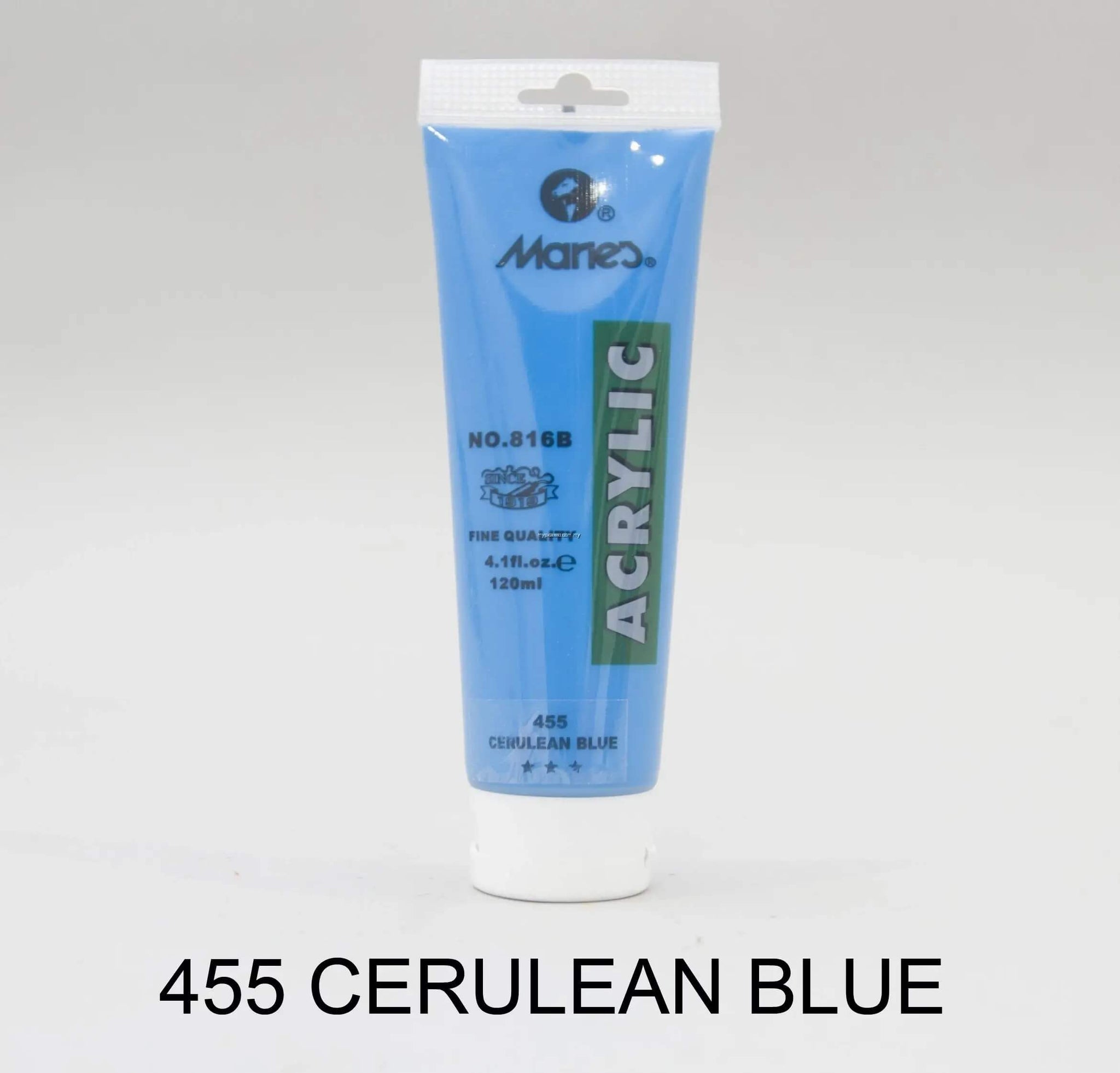 انبوابة الوان اكريلك ماريز 75 مللي Cerulean Blue 455